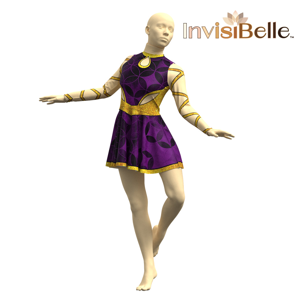 InvisiBelle Patterned Star Dress
