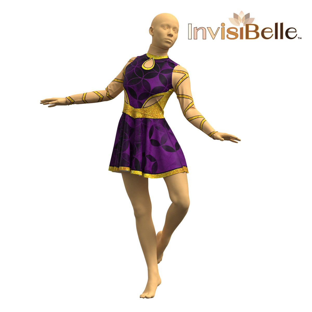 InvisiBelle Patterned Star Dress
