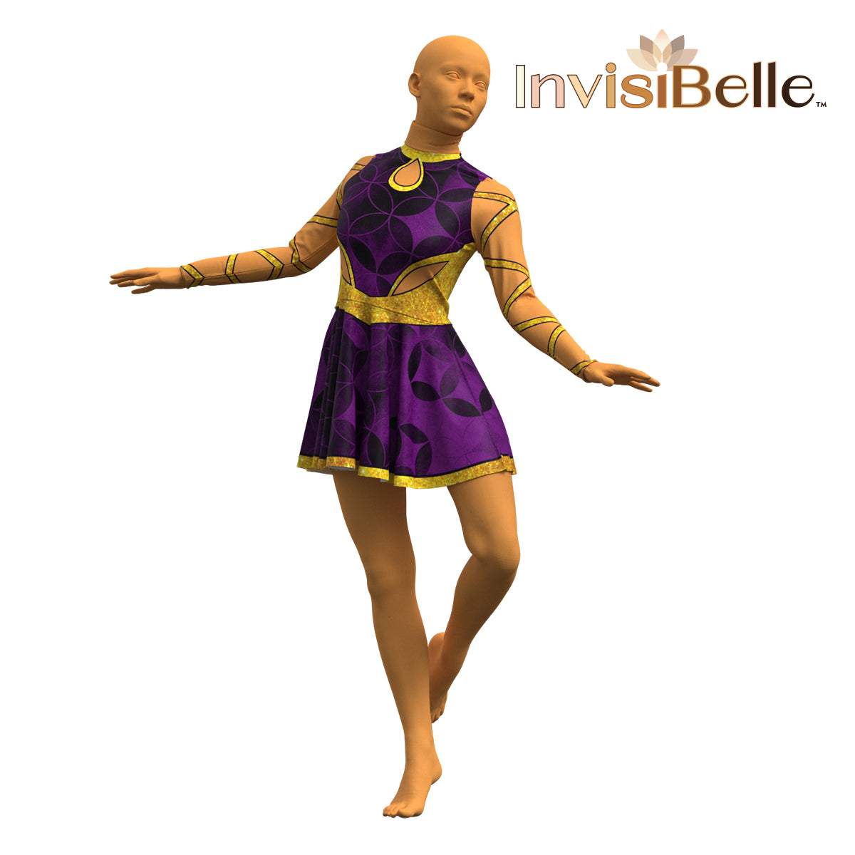 InvisiBelle Patterned Star Dress