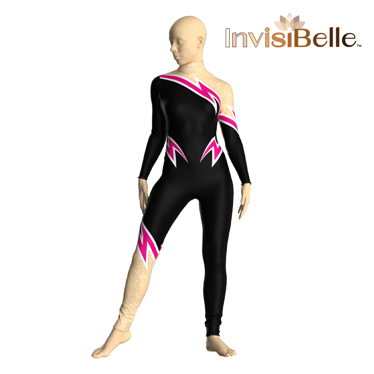 InvisiBelle Pink Lightning Unitard