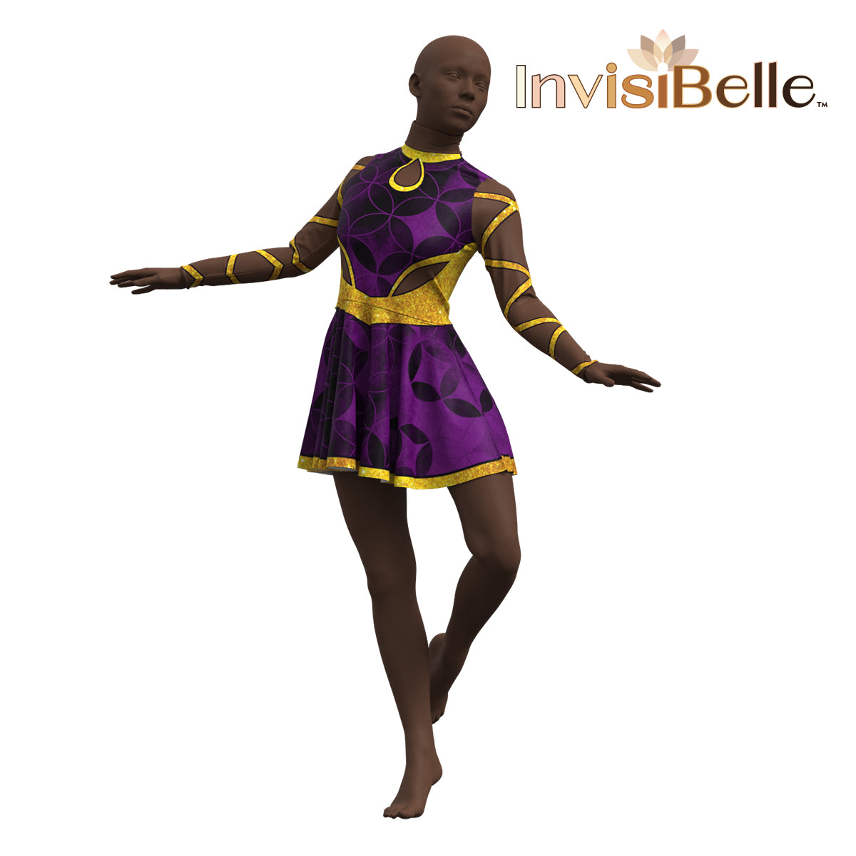 InvisiBelle Patterned Star Dress