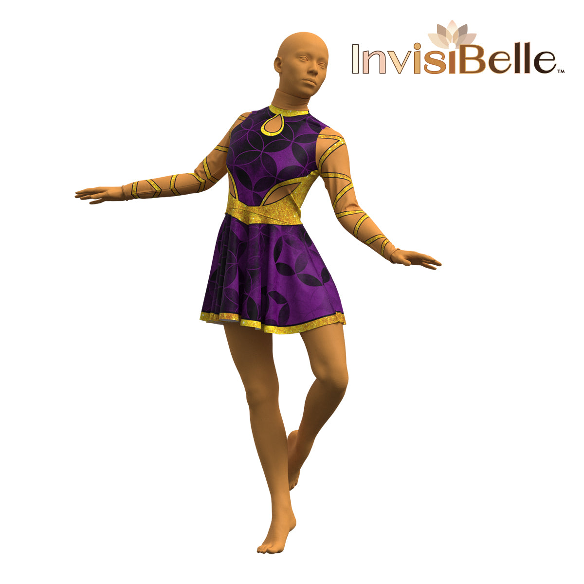 InvisiBelle Patterned Star Dress