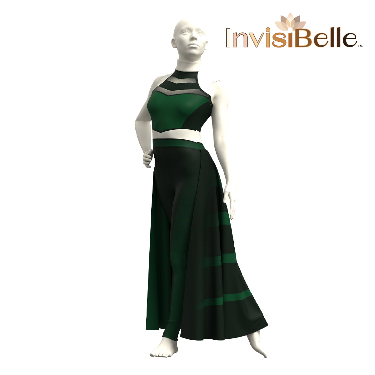 InvisiBelle Green Spy Unitard