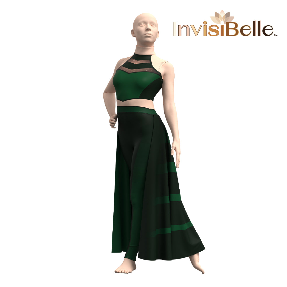 InvisiBelle Green Spy Unitard