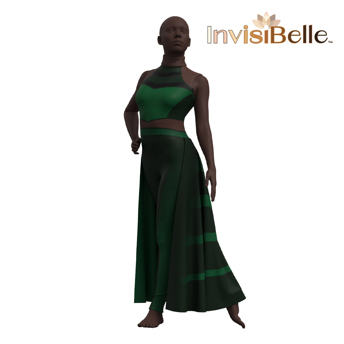 InvisiBelle Green Spy Unitard