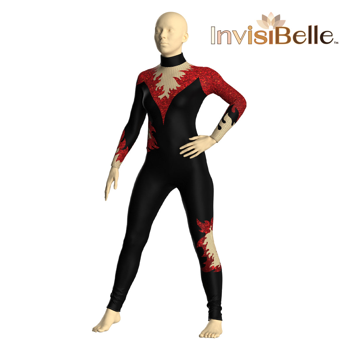 InvisiBelle Fire Unitard
