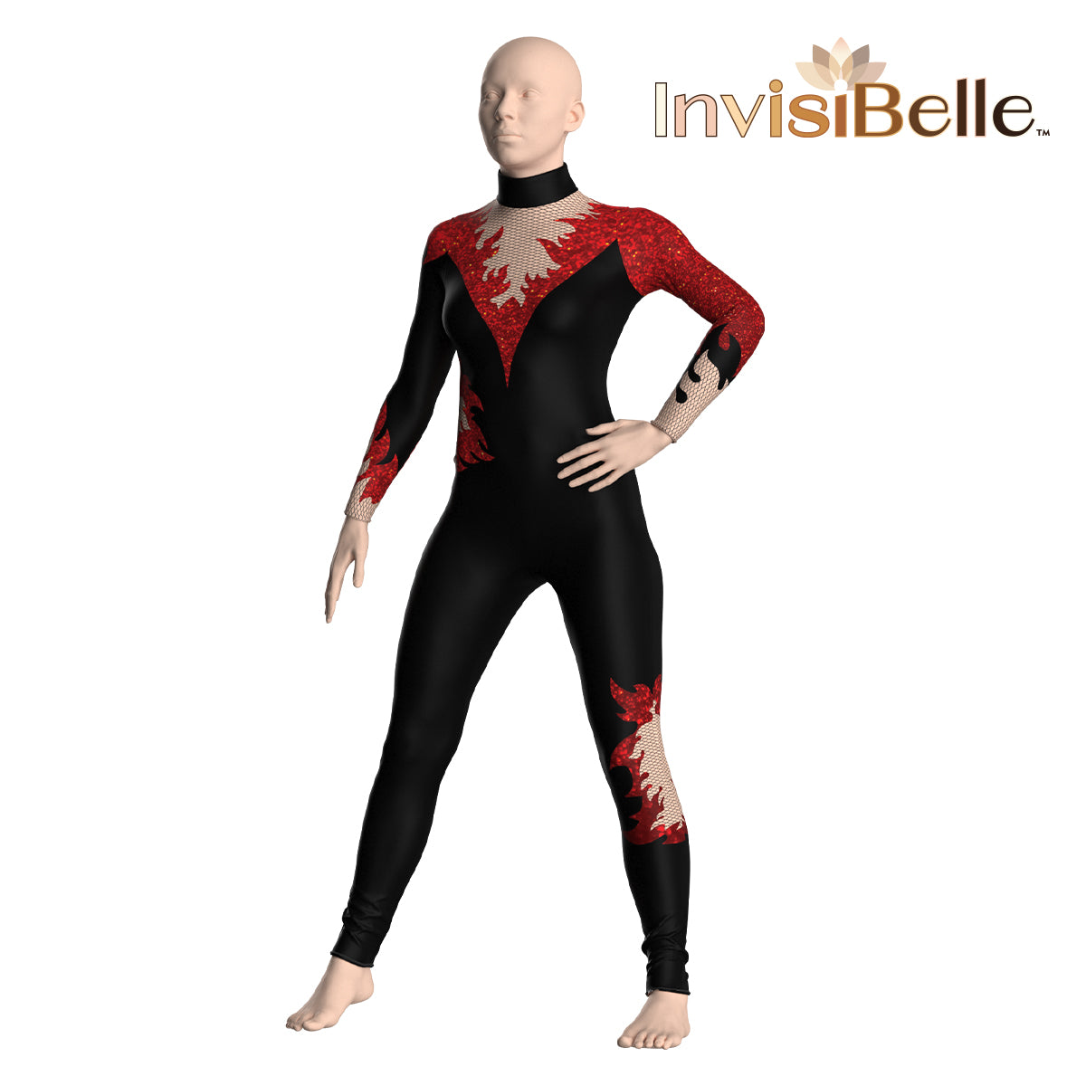 InvisiBelle Fire Unitard
