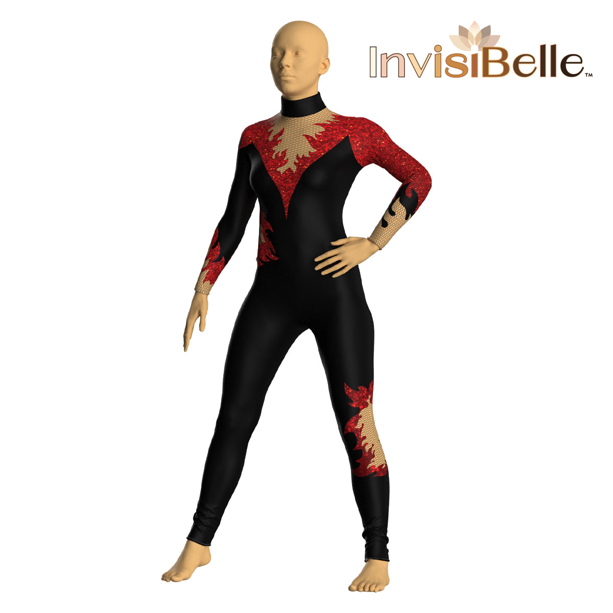 InvisiBelle Fire Unitard