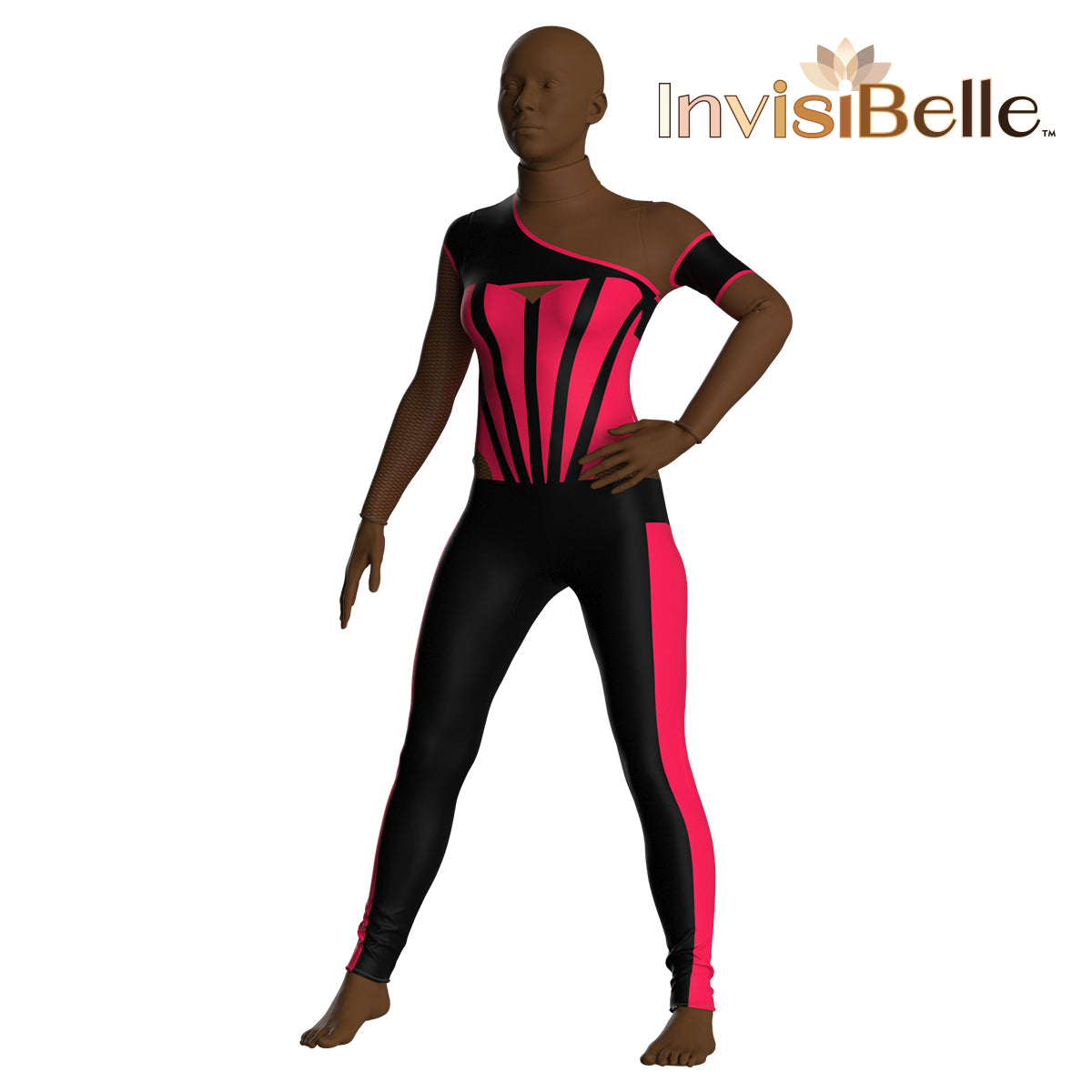InvisiBelle Atomic Fuchsia Unitard