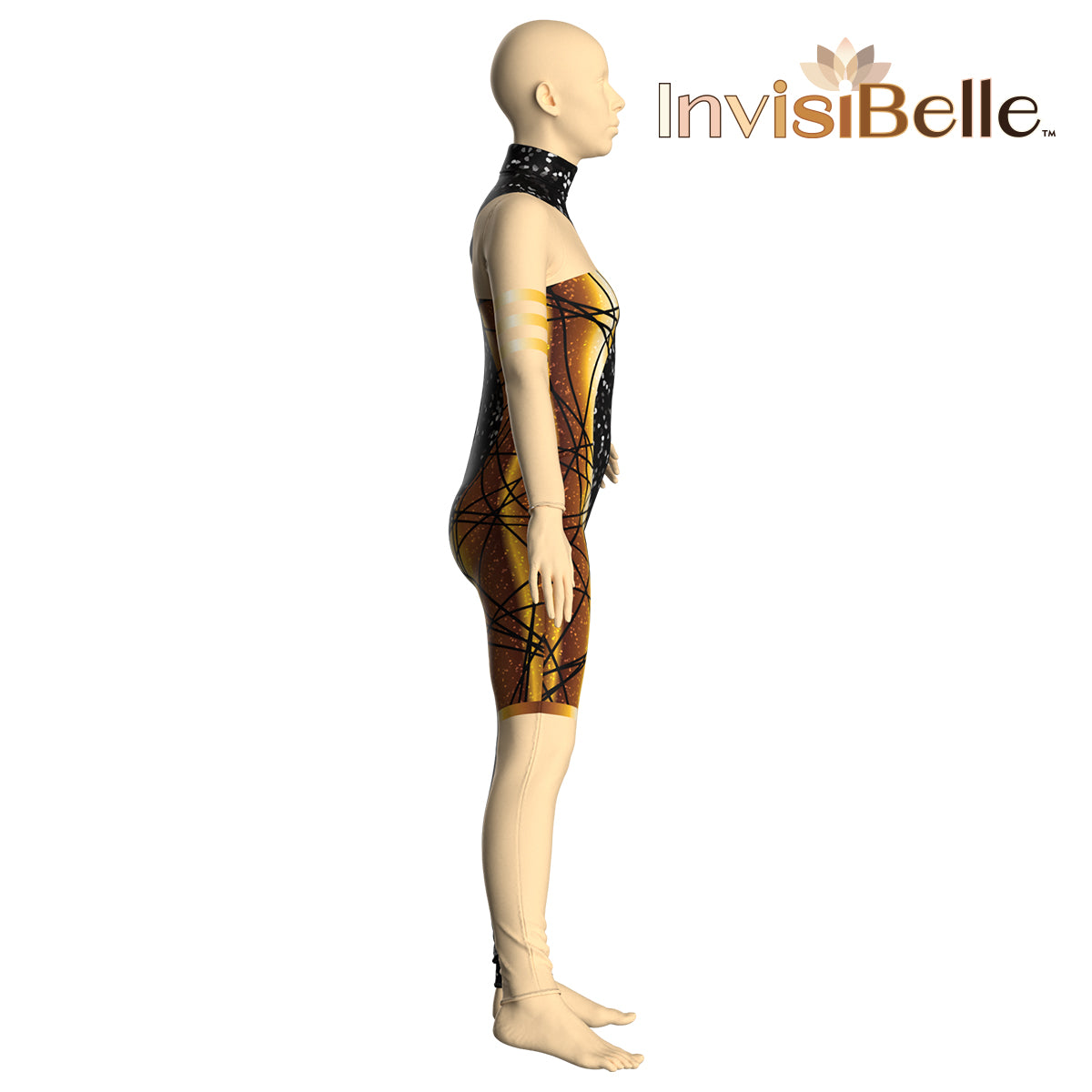 InvisiBelle Obsidian Gold Unitard