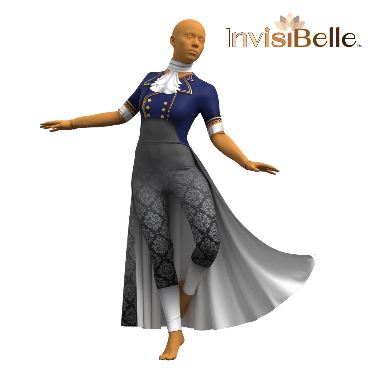 InvisiBelle Blue Noble Unitard