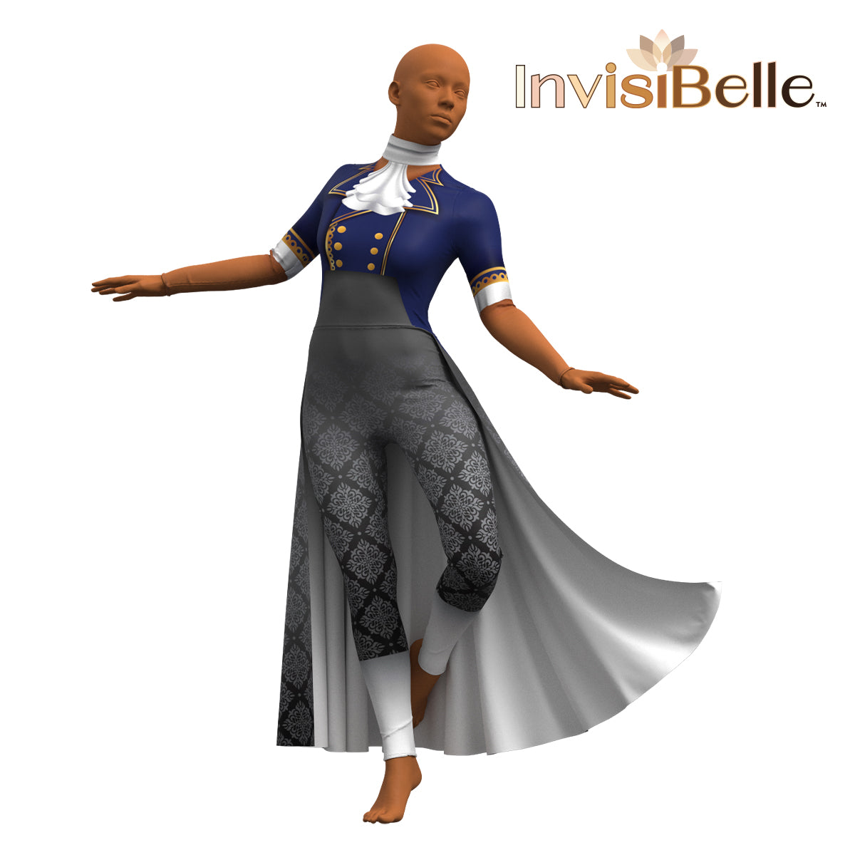 InvisiBelle Blue Noble Unitard