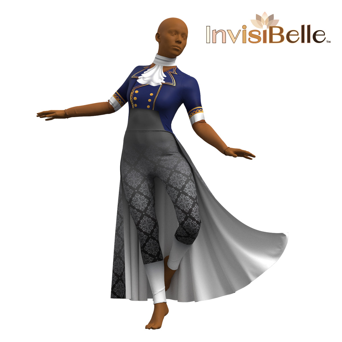 InvisiBelle Blue Noble Unitard