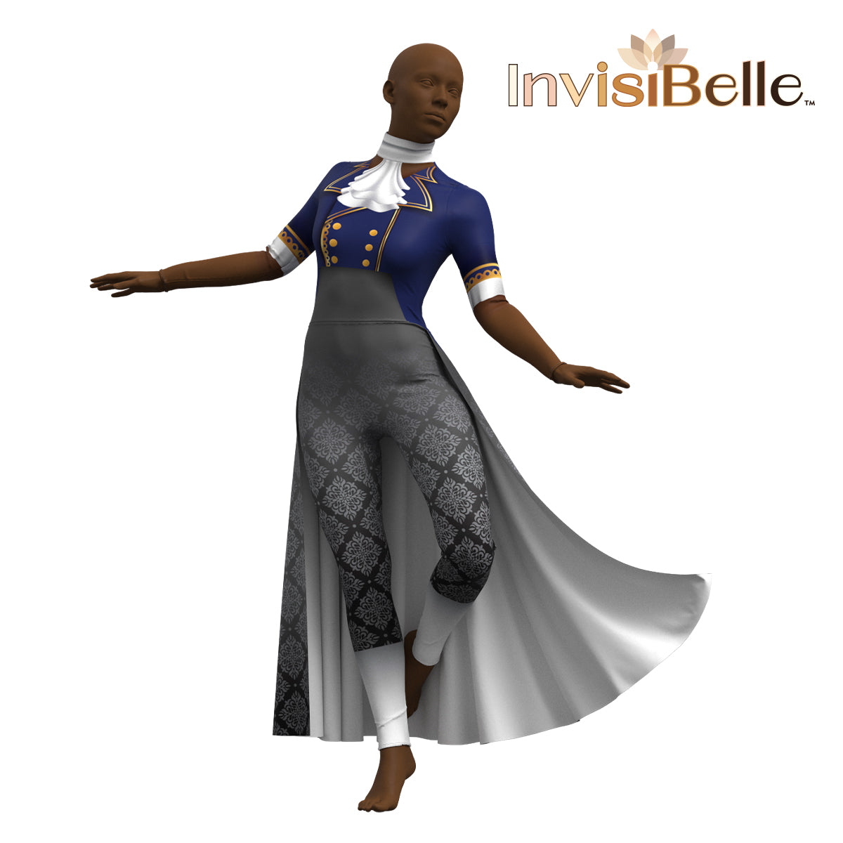 InvisiBelle Blue Noble Unitard