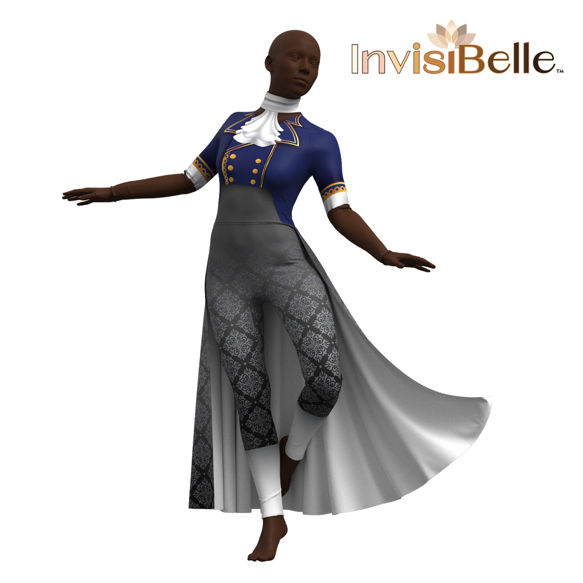 InvisiBelle Blue Noble Unitard