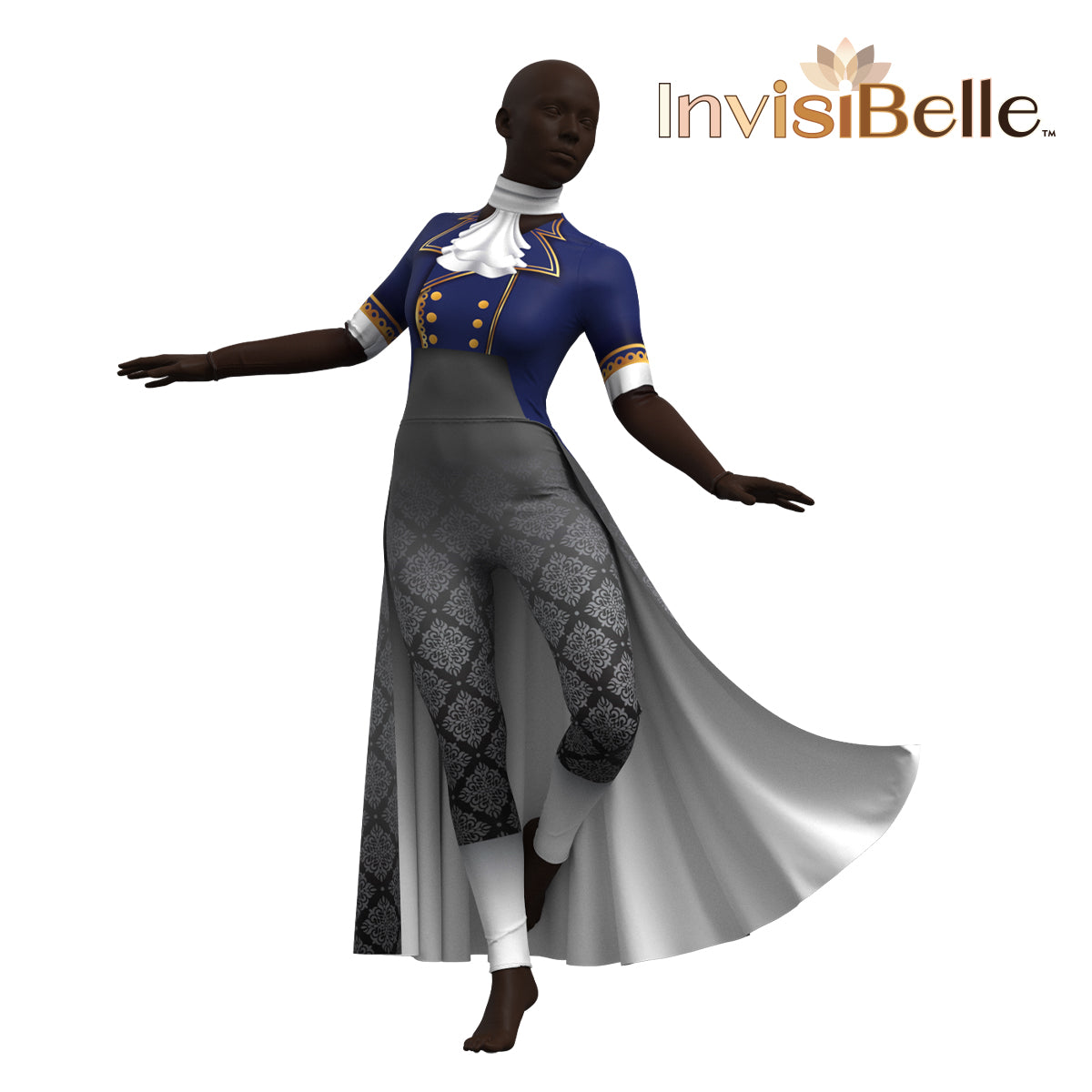 InvisiBelle Blue Noble Unitard
