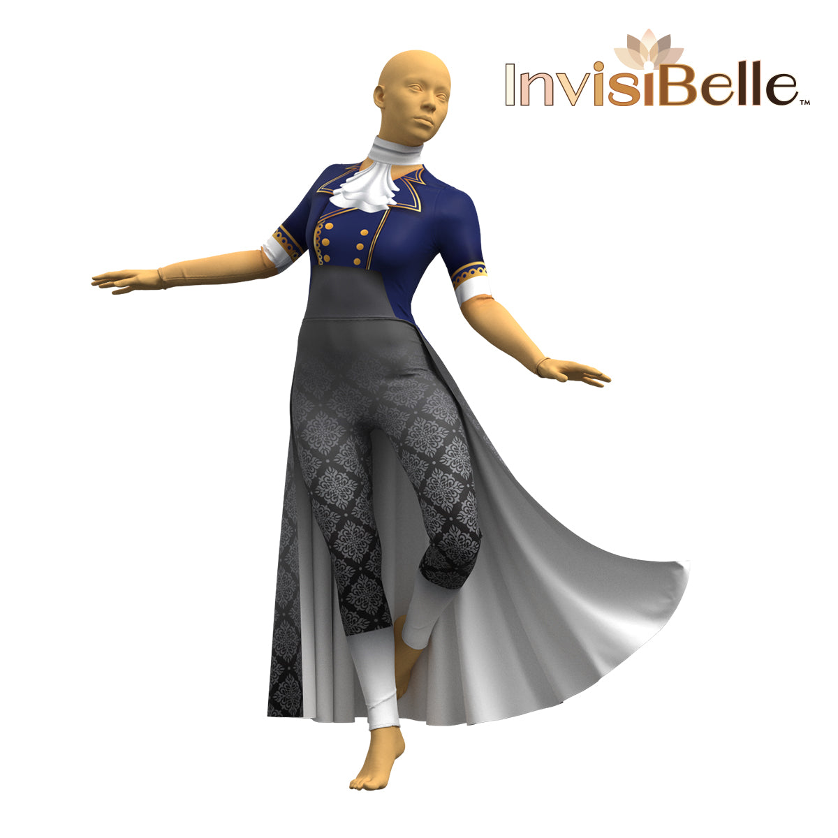 InvisiBelle Blue Noble Unitard