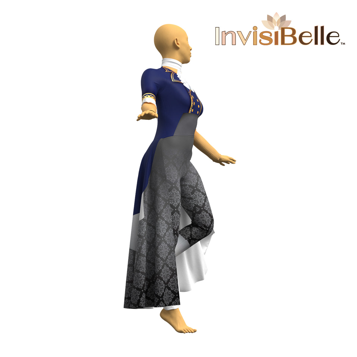 InvisiBelle Blue Noble Unitard
