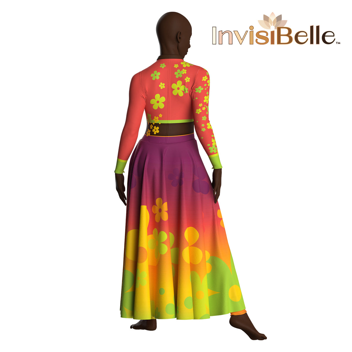 InvisiBelle Retro Flowers Unitard