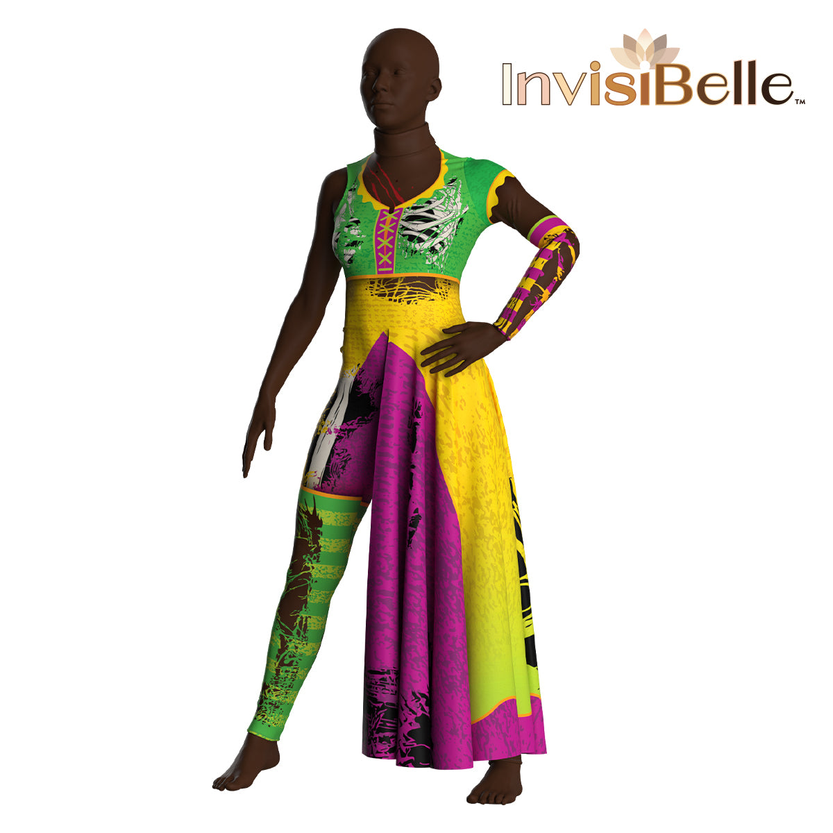 InvisiBelle Zombie Clown Unitard