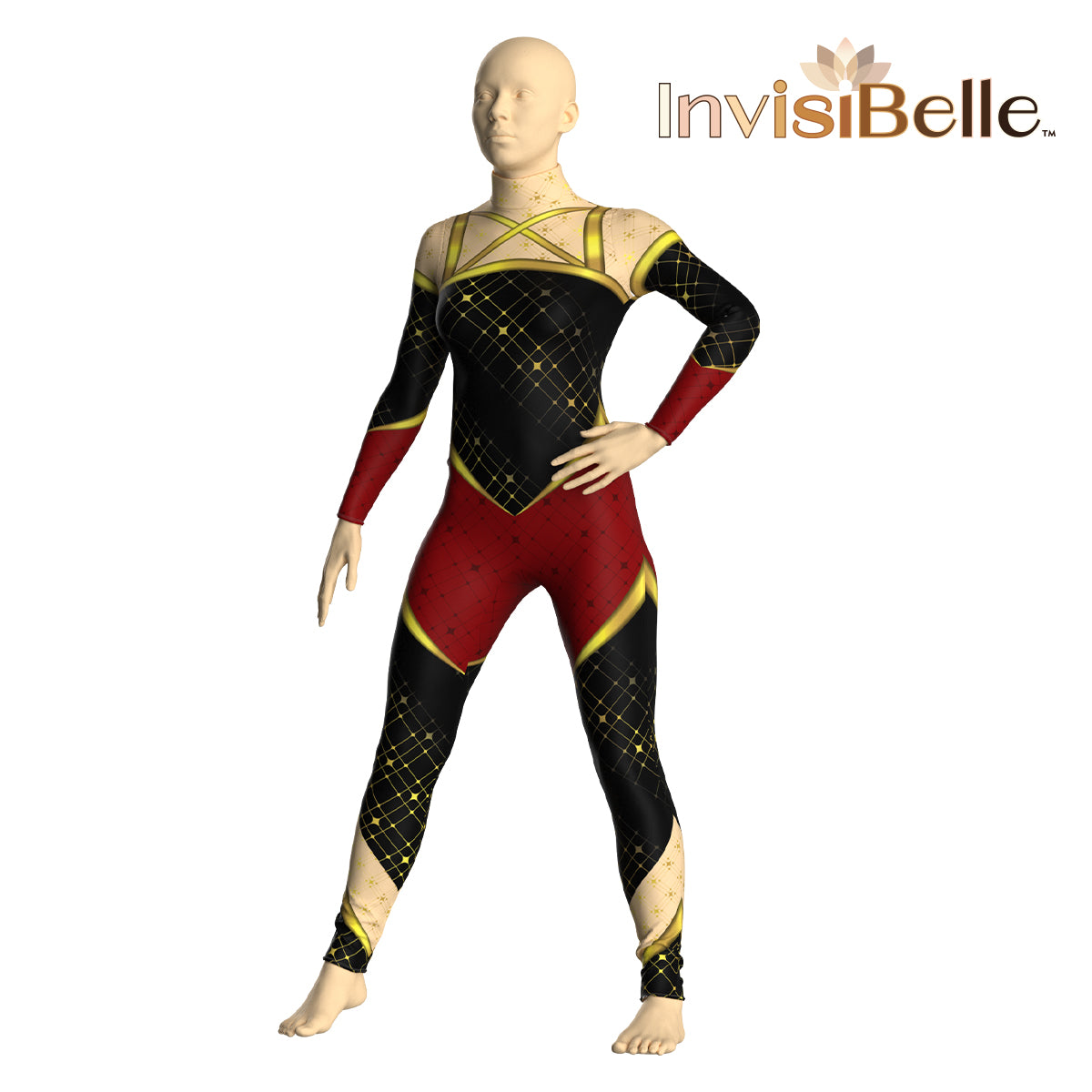 InvisiBelle Cross Neck Unitard