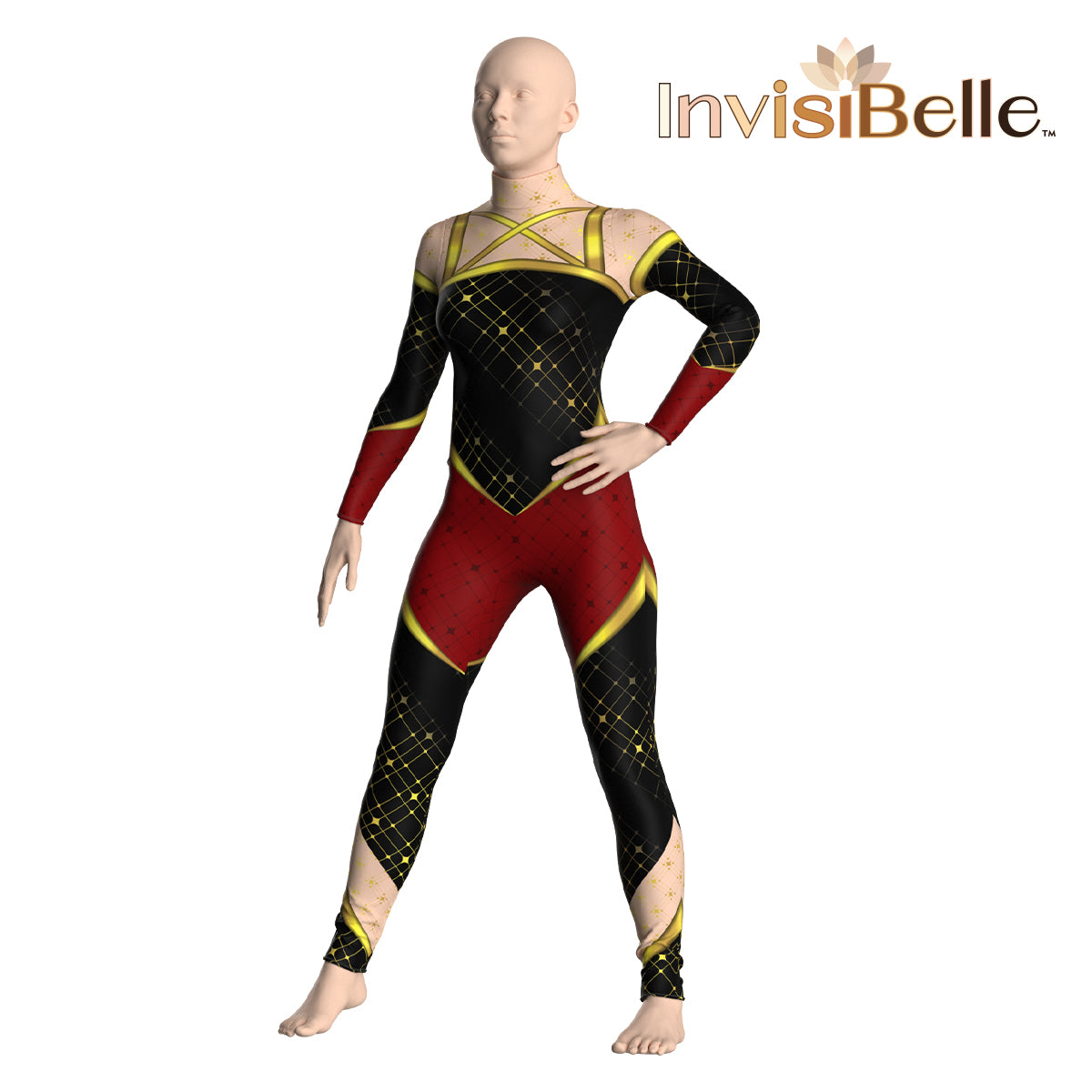 InvisiBelle Cross Neck Unitard