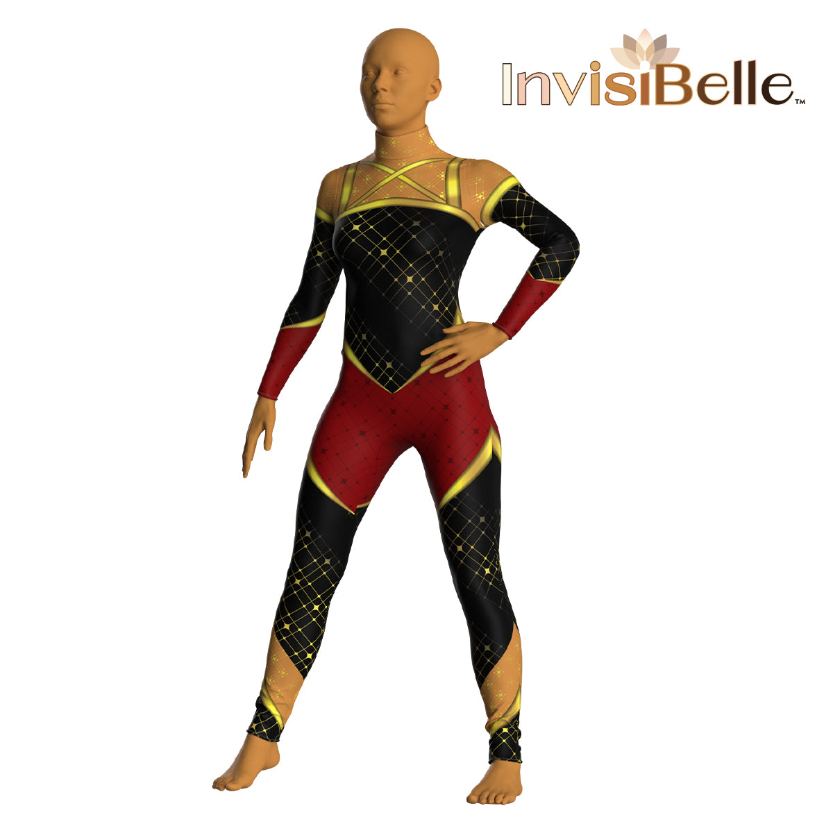 InvisiBelle Cross Neck Unitard