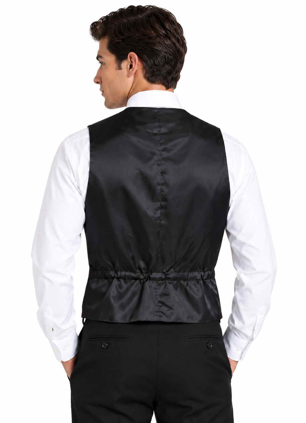 Satin Formal Vest - Style MJ811