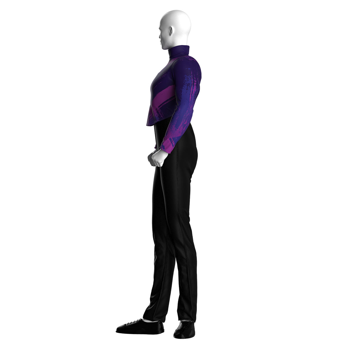 Purple Paintbrush Marching Top
