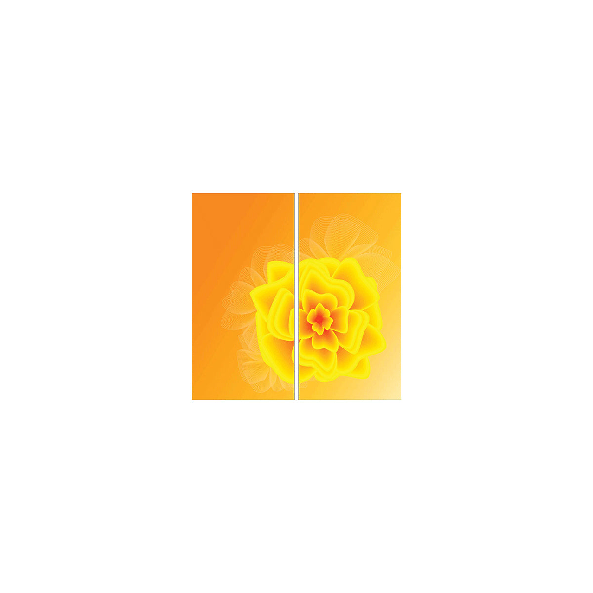 Yellow Flower I-Frame Backdrop