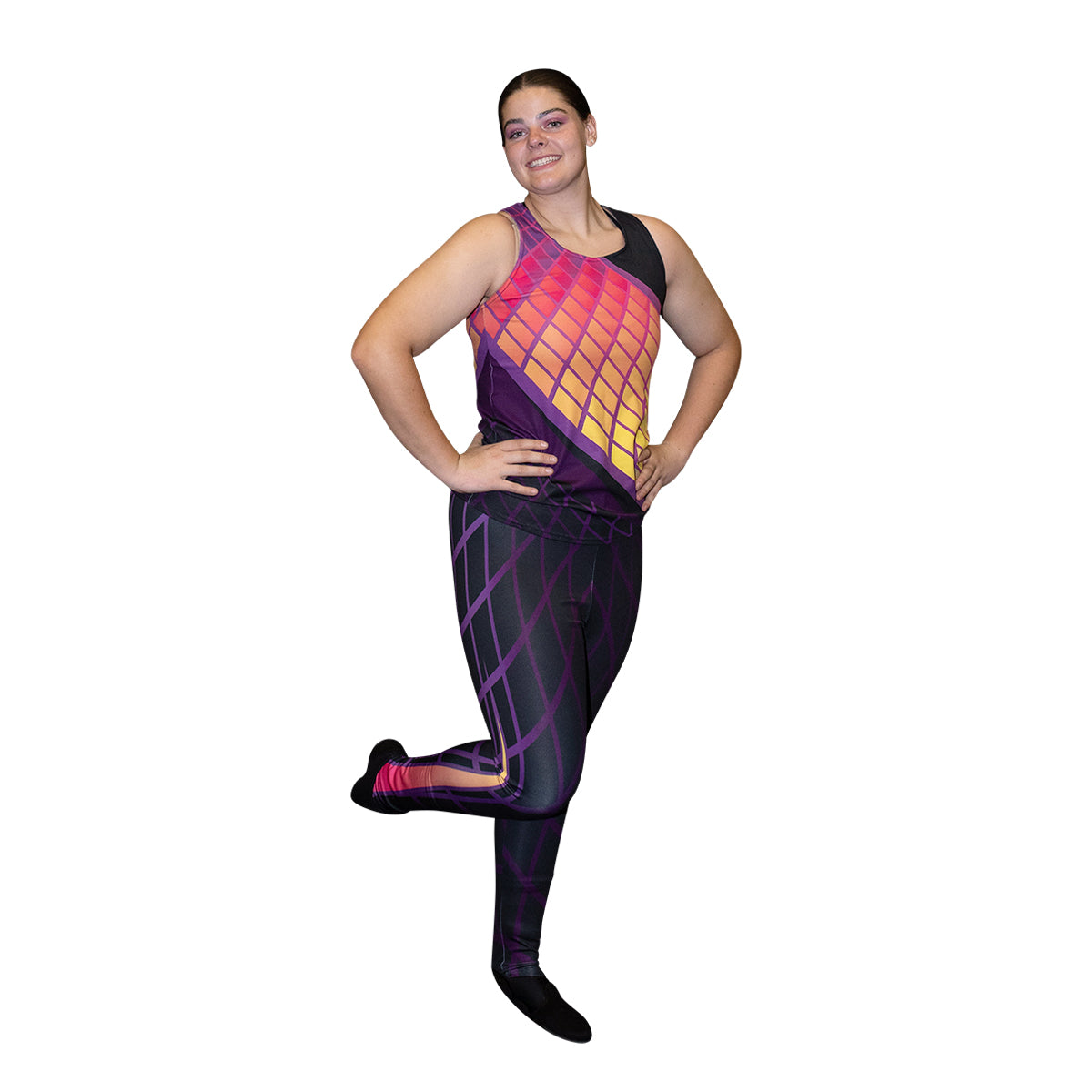 Synthwave Sunrise Leggings