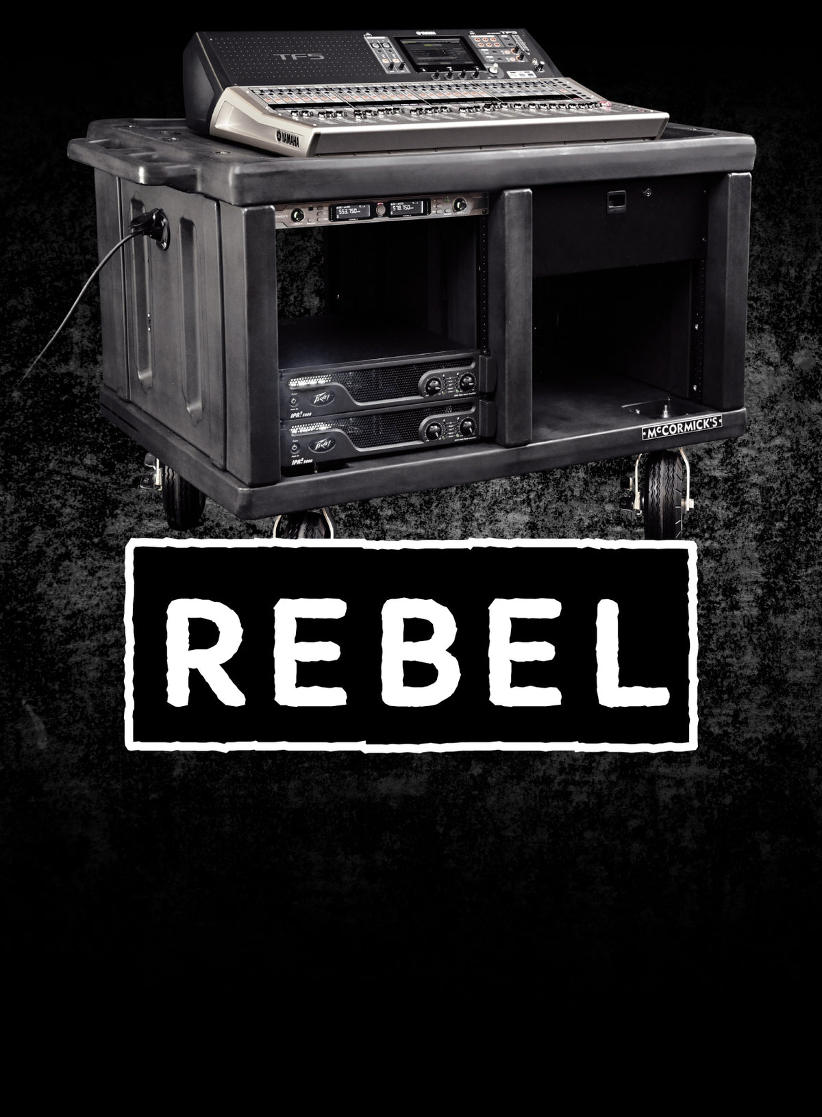 Rolling Mixing Cart Rack Rebel Mixer Cart