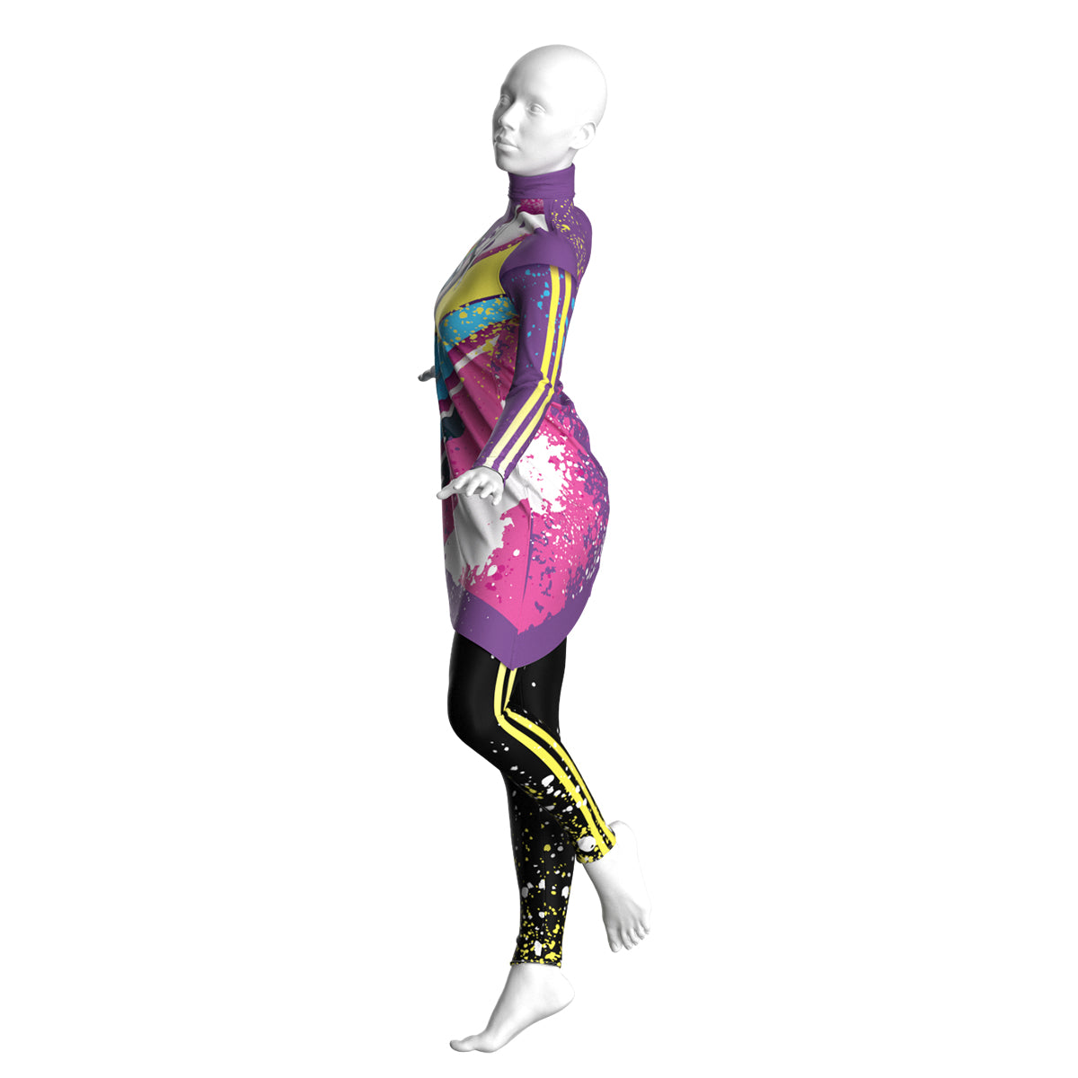 Abstract Retro Leggings
