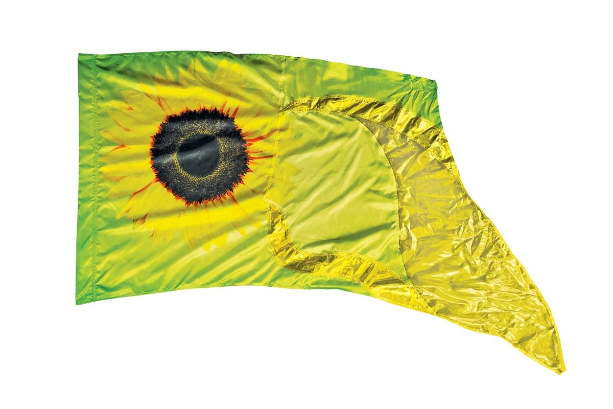 Sun Rising Color Guard Flag Color Guard Flag