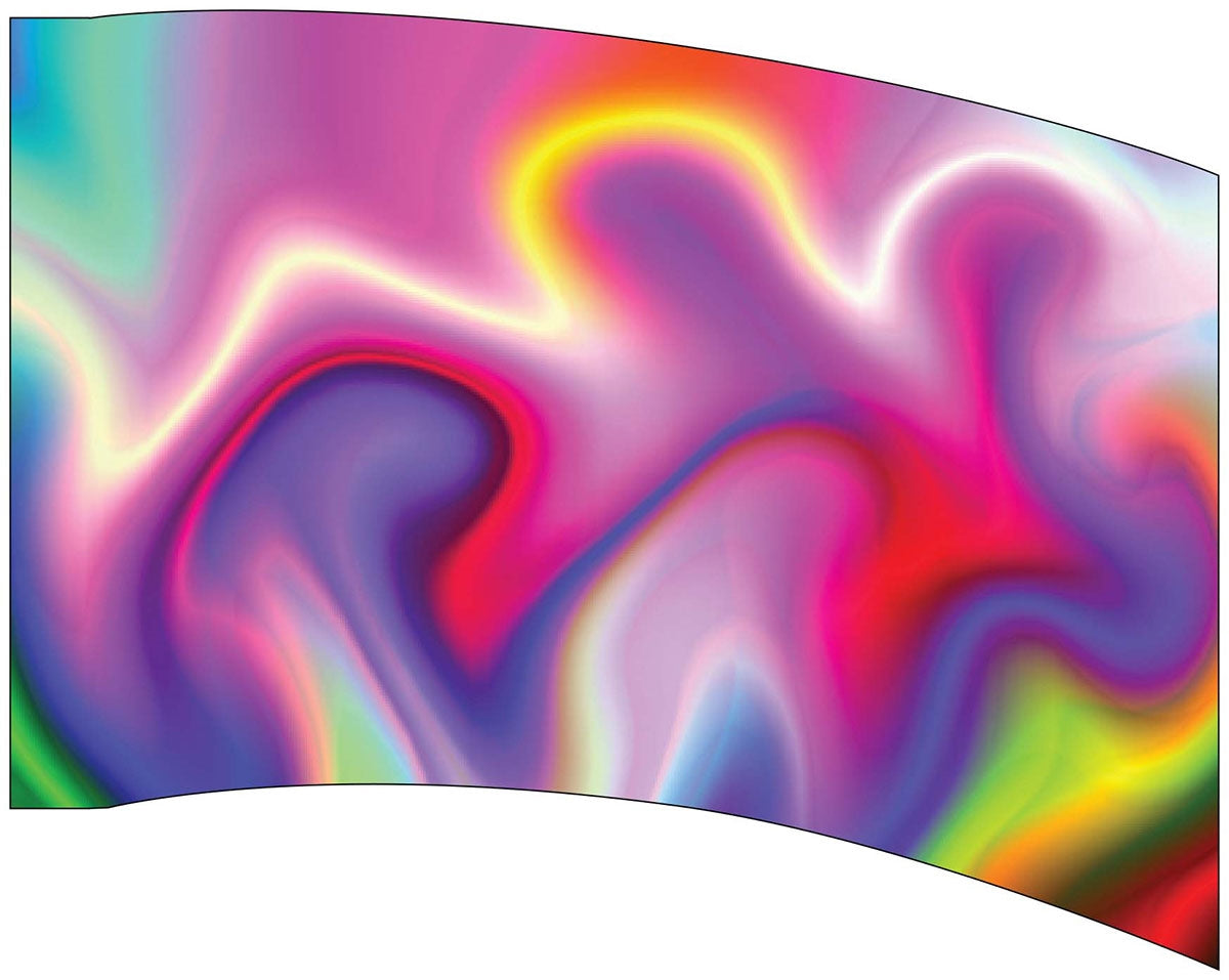 Printed Color Guard Flag