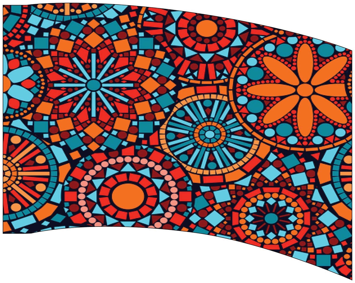 Printed Color Guard Flag